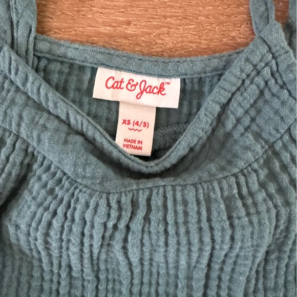 Girls Cat and Jack sun dress size 4-5 - Picture 2 of 2